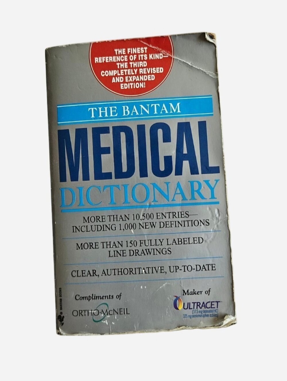 Vintage 1980s Bantam Medical Dictionary